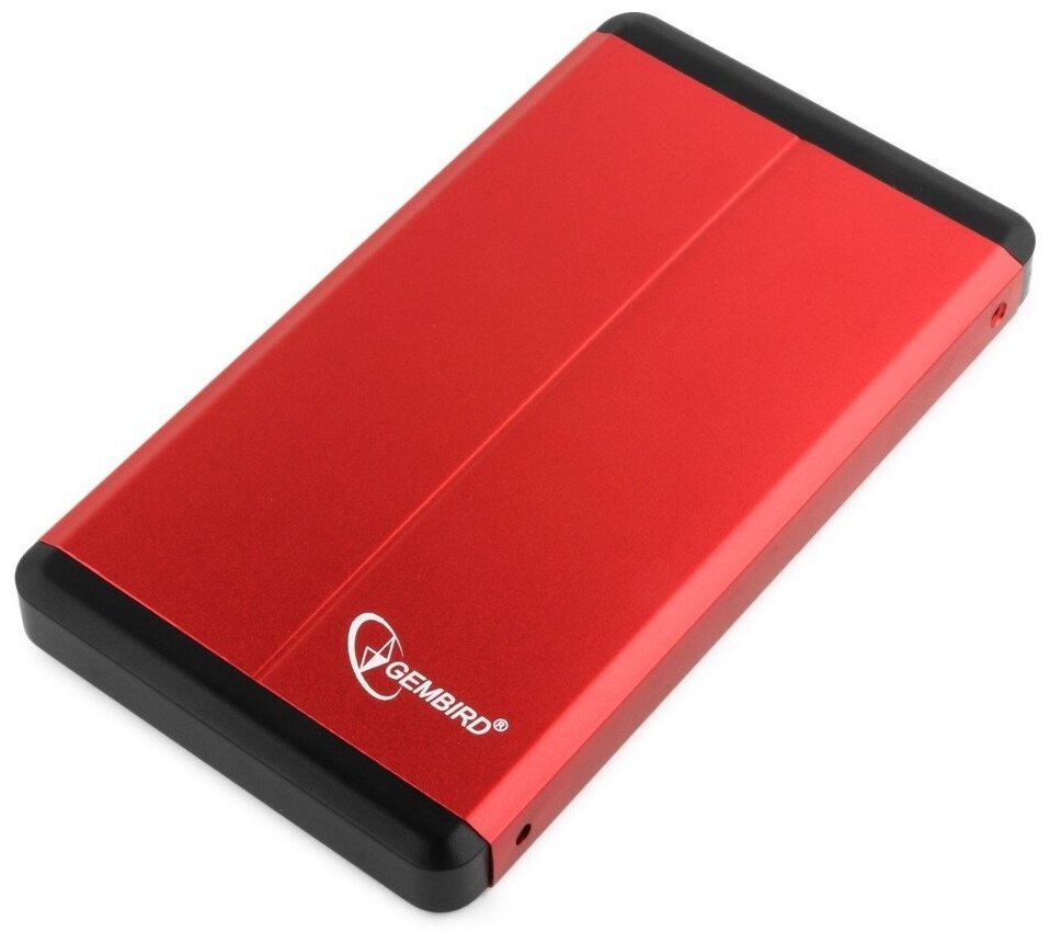 Внешний корпус 2.5" Gembird EE2-U3S-2-R (spare parts) красный, USB 3.0, SATA