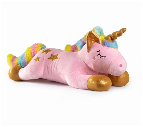 Мягкая игрушка Fixsitoysi Единорог Звёздочка, 50 см, розовый