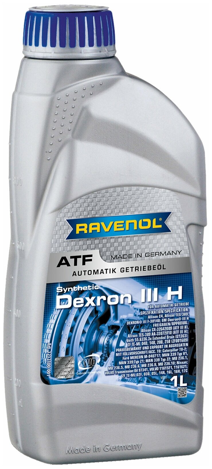 Масло Трансмиссионное Ravenol Atf Dexron Iii H 1Л Ravenol арт. 4014835732810