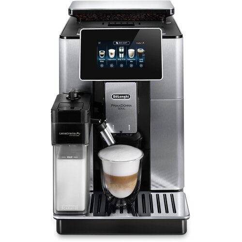 Кофемашина De'Longhi PrimaDonna Soul ECAM610.74.MB, серебристый