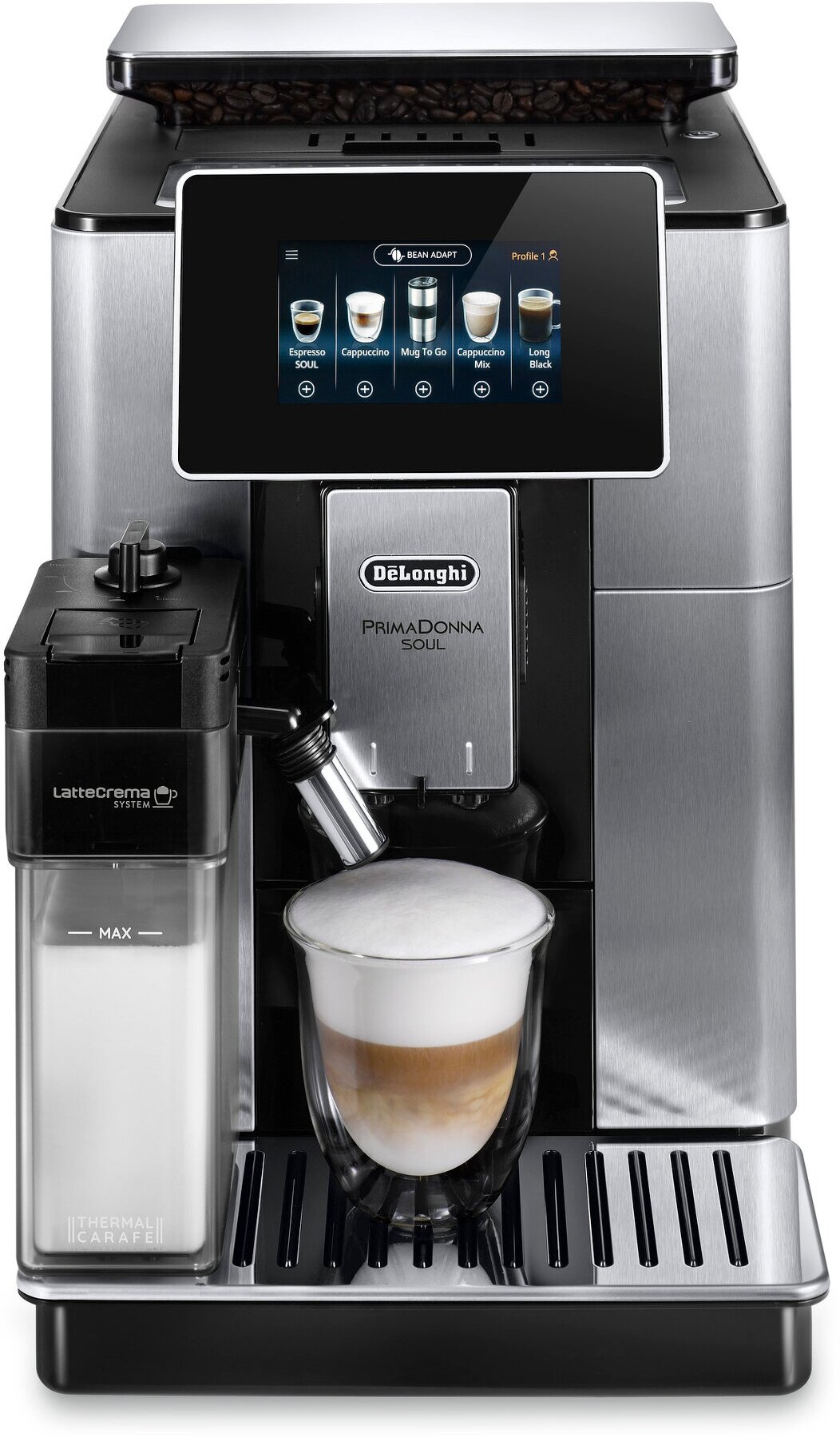 Кофемашина De'Longhi PrimaDonna SOUL ECAM610.75.MB