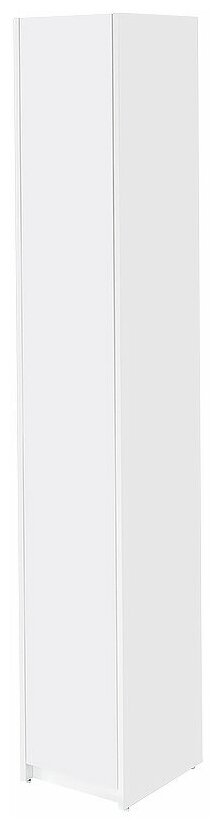 Шкаф - колонна Aquaton Лондри белая, узкая 1A260603LH010 - фотография № 1