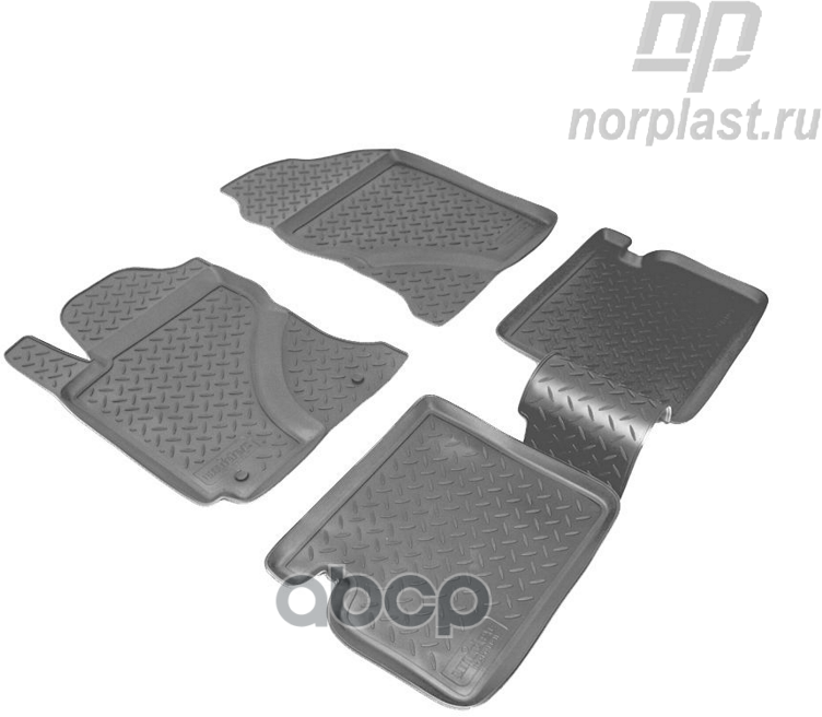 Коврики В Салон Полиуретан Norplast Toyota Corolla, E12, 2000-2007 Черный Комплект Npl-Po-88-11 Toyota Corolla (E12) (2000-20.