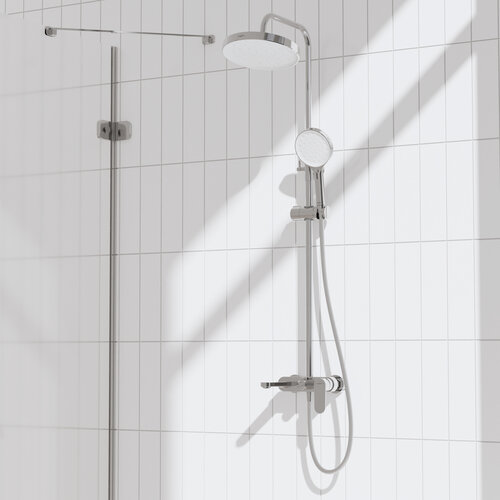 Душевая система со смесителем Pragma Olako хром OLK3CFSS021 30592₽