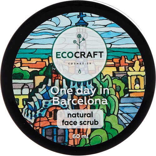 EcoCraft скраб для лица One day in Barcelona, 60 мл