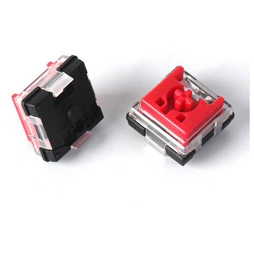 Комплект переключателей клавиш Keychron Low Profile Optical Switch Set (90 pcs) - Red набор мышь pulsar x2 wireless white клавиатура keychron k7 low profile rgb red switch