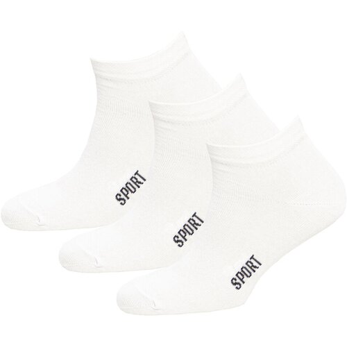фото Носки status, 3 пары, размер 25, белый