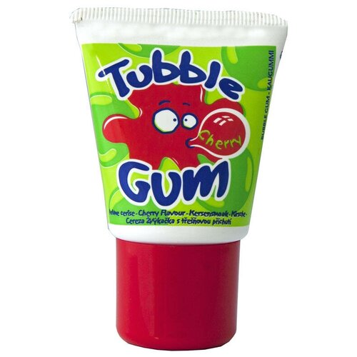 Жидкая жвачка Lutti Tubble Gum Cherry c вишней 35 гр жевательная резинка tubble gum tutti