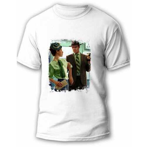 фото Футболка, размер m, белый будь на стиле