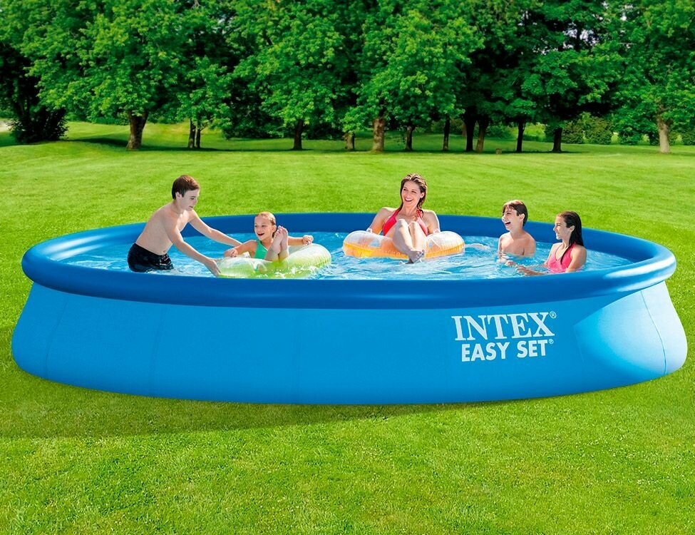 Бассейн INTEX Easy Set Pool, 457 х 84 см + фильтр-насос