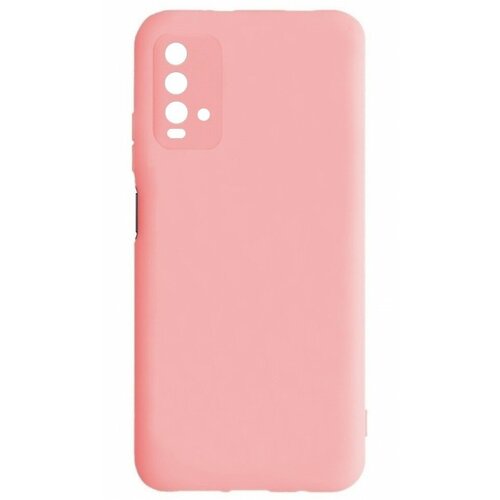 Накладка силиконовая Silicone Cover для Xiaomi Redmi 9T розовая чехол накладка soft touch для xiaomi redmi note 9t черный