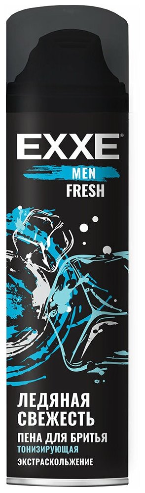 Пена для бритья EXXE Fresh Ледяная свежесть, тонизирующая, 200 мл