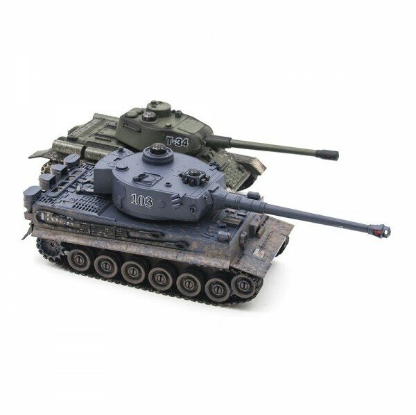 Набор техники Zegan Тигр 1 + T-34 (99824) 1:28 25