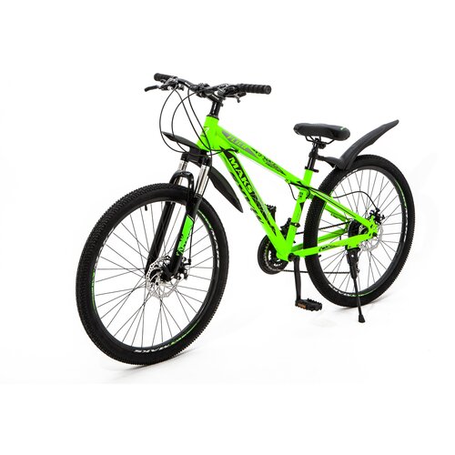 Велосипед горный взрослый 26 MAKS FLIER MD 21-ск рама 15 Зеленый на рост 150-165см требует финальной сборки 1921500₽