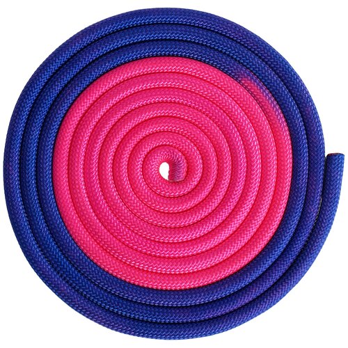 Скакалка гимнастическая утяжелённая, двухцветная, 3 м, 165 г, цвет фиолетовый/розовый Grace Dance 44 .