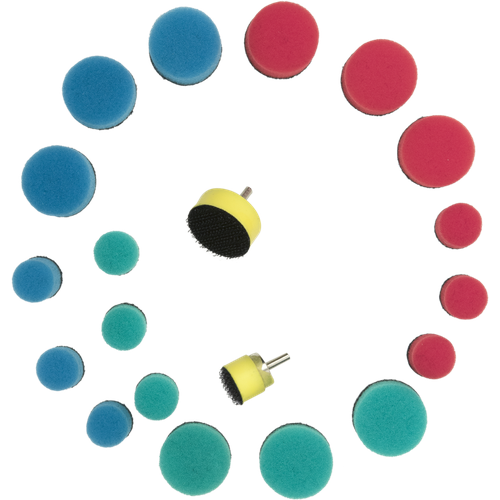 AuTech | Комплект полировальных кругов / подложки для дримера. 20 предметов круги полировальные 125мм 11 предметов