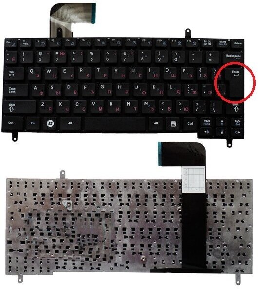 Клавиатура для ноутбука Samsung N210 N220 NP-N210 NP-N220 черная