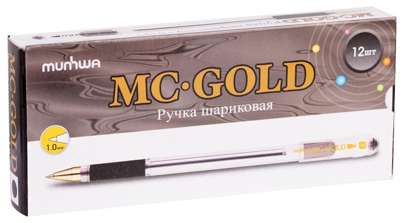 MunHwa Набор шариковых ручек MC Gold 0.7 мм (BMC10-01/02)