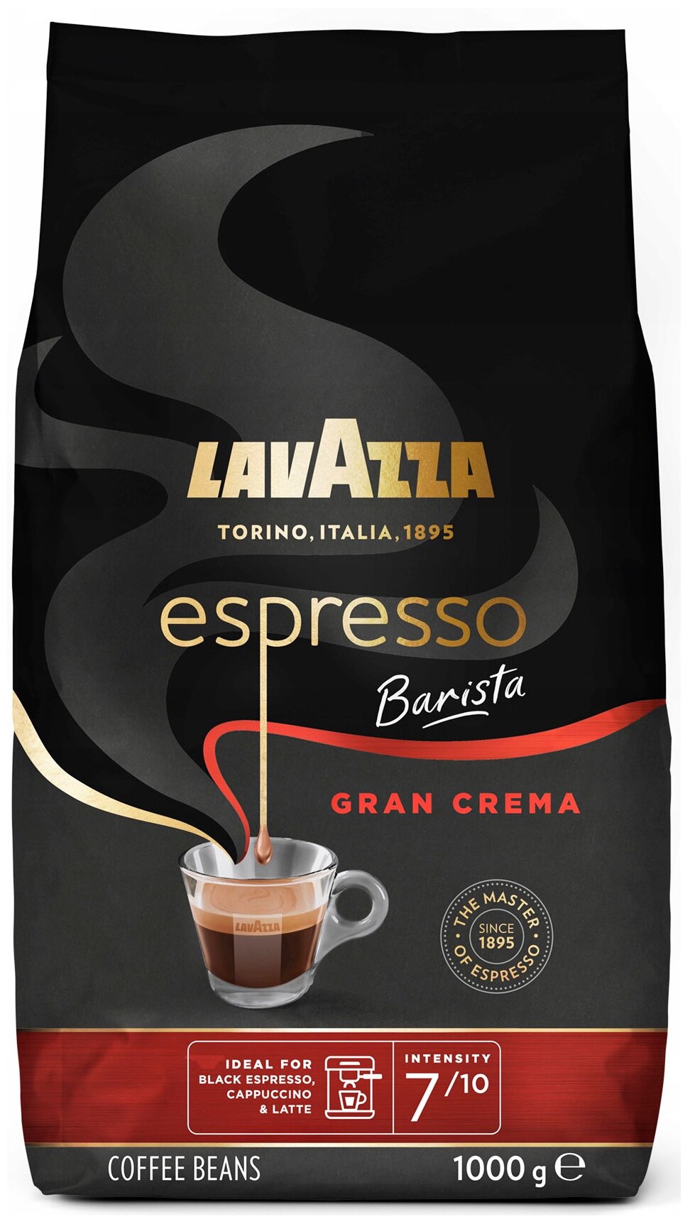 Кофе в зернах Lavazza Espresso Barista Gran Crema, мед, 1 кг