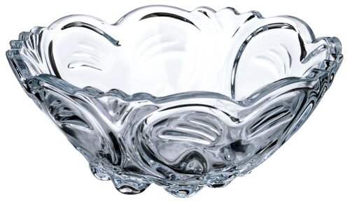 Isfahan Glass Набор салатников Kokab 687, 13.5 см, 0.31 л, 6 шт., прозрачный/с рельефным узором