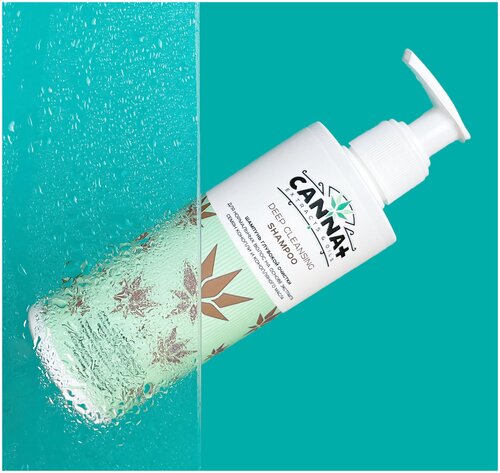 CANNA+ Шампунь глубокой очистки для восстановления поврежденных волос Deep Cleansing Shampoo 250 мл