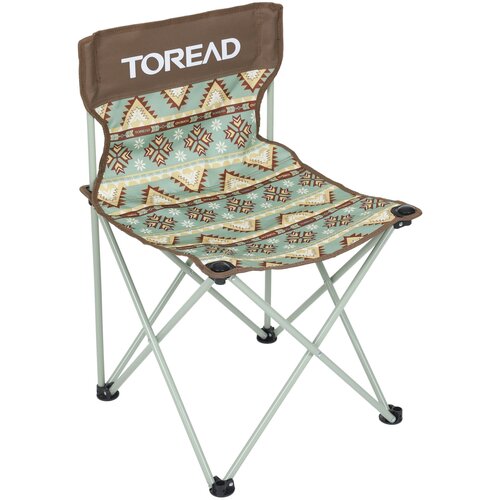 Стул TOREAD Folding chair 80399 limestone green print brown