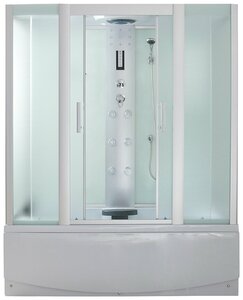 Комбинированная <b>кабина</b> ERLIT ER 4517ТР высокий поддон 170см*85см <span>тип: комбинированная <b>кабина</b>, тип <b>кабины</b>: закрытая, тип поддона: высокий</span>