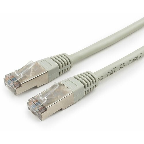 Патч-корд Cablexpert FTP Cat5e RJ-45 - RJ-45 (PP22-10M), 10 м, 1 шт., серый terminator patch cord cat6 cable 2 metre