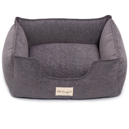 Лежанка Pet Comfort для собак и кошек Alpha Mirandus 19 размер S 50х60 см, коричневый