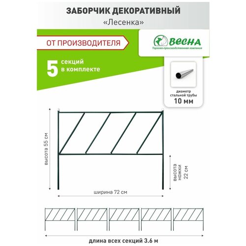 Заборчик для сада декоративный 