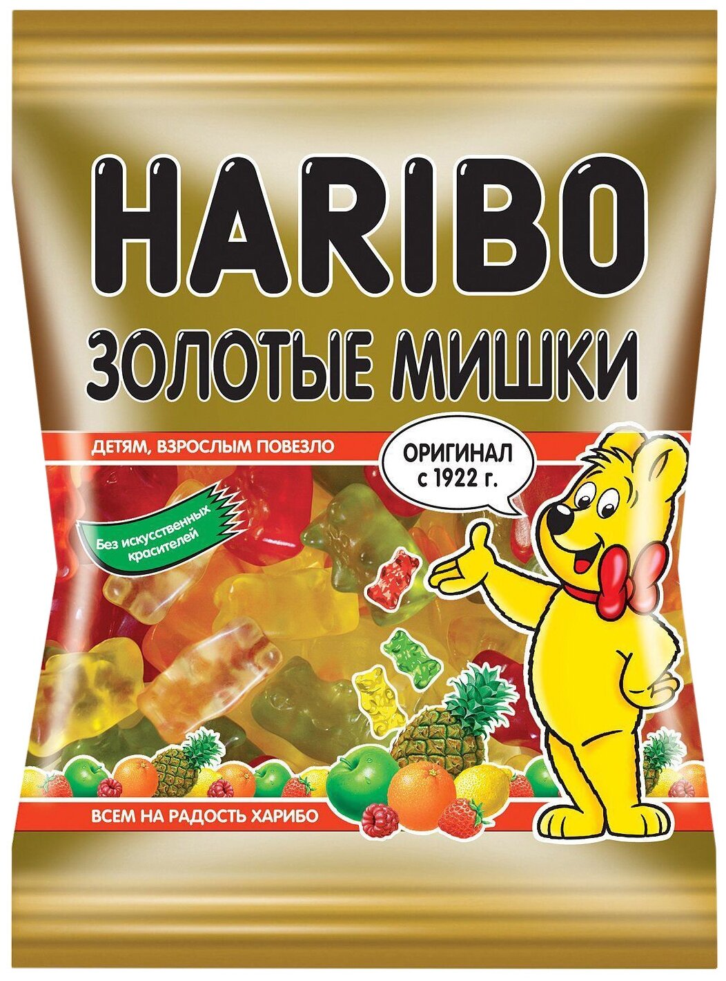 Мармелад Haribo Золотые мишки ассорти, 100 г - фотография № 1