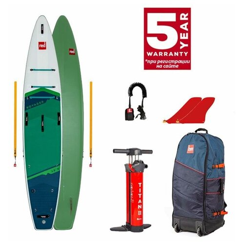 фото Cап борд надувной двухслойный red paddle voyager plus 13.2 package s23 (400x76x15 см) / sup board, сапборд, доска для сап серфинга