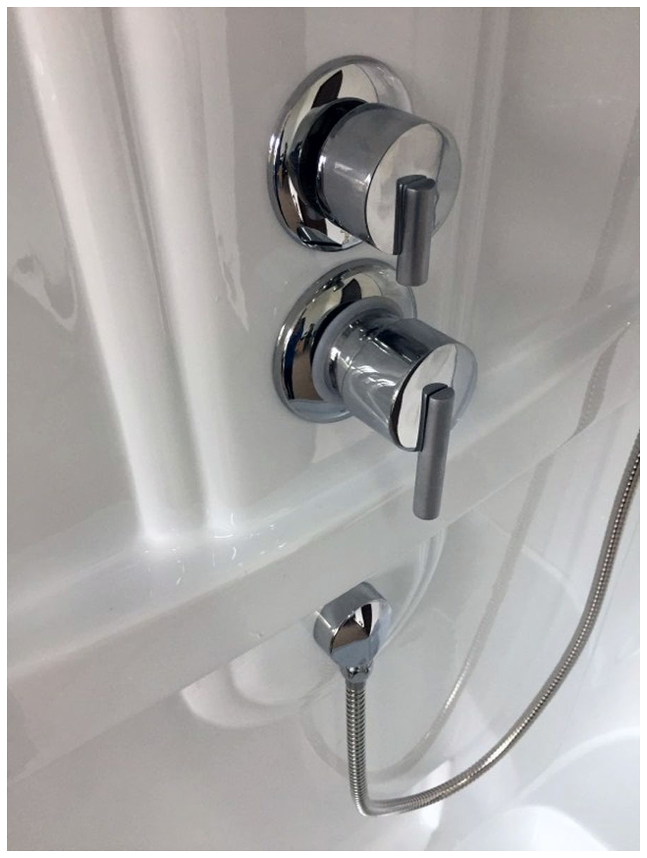 Душевая кабина, Royal Bath RB 8120HP1 L, прозрачное стекло, низкий ...