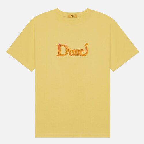 Мужская футболка Dime Dime Classic Cat жёлтый, Размер XL