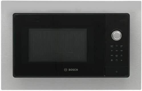 Микроволновая Печь Bosch 25л. 800Вт нержавеющая сталь/черный (встраиваемая) - фото №7