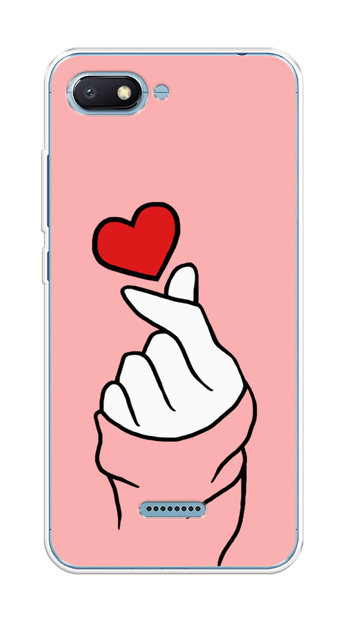 Силиконовый чехол "Милое сердечко" на Xiaomi Redmi 6A / Сяоми Редми 6А