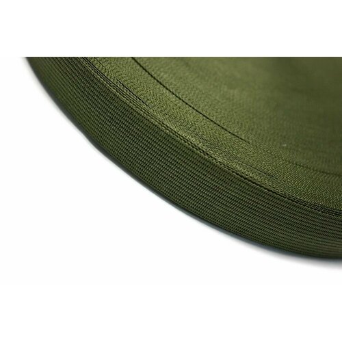 Резинка вязаная цв. Хаки 4см, 2м, эластичная , широкая