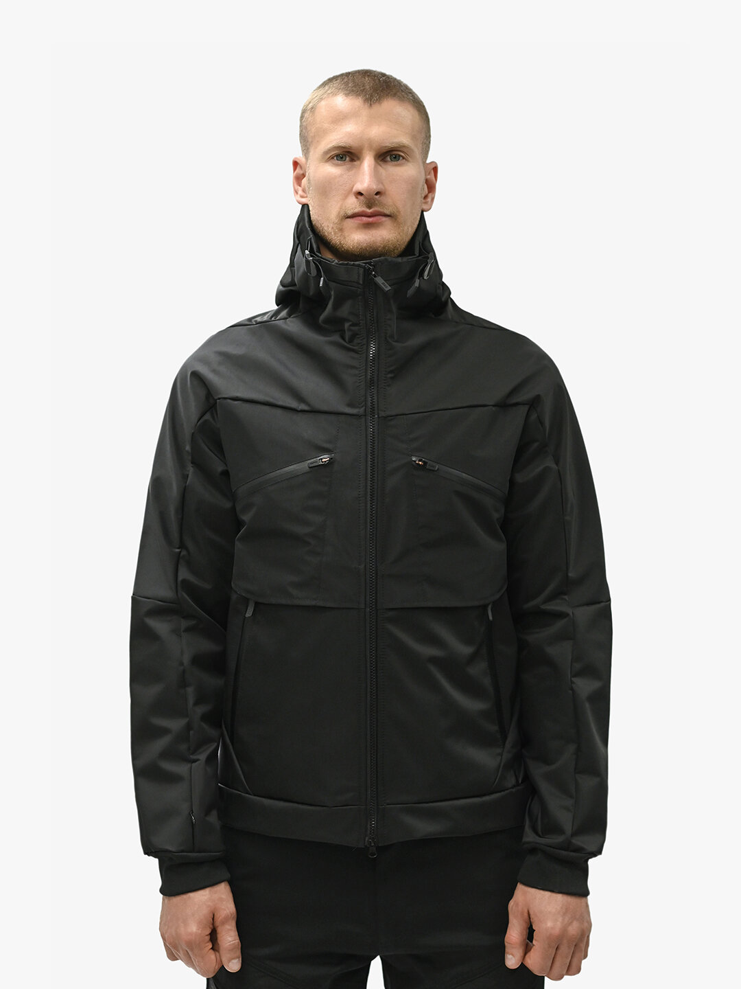 Куртка 0423 SoftShell черный M