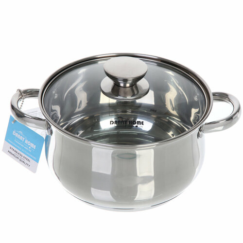 Кастрюля из нержавеющей стали OLIVIA 3,6 л, индукция