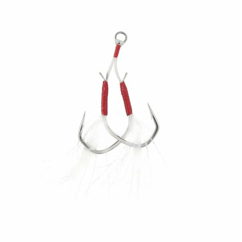 фото Крючок assist vmc 7117 ahti (олово) №01 (4 пары)