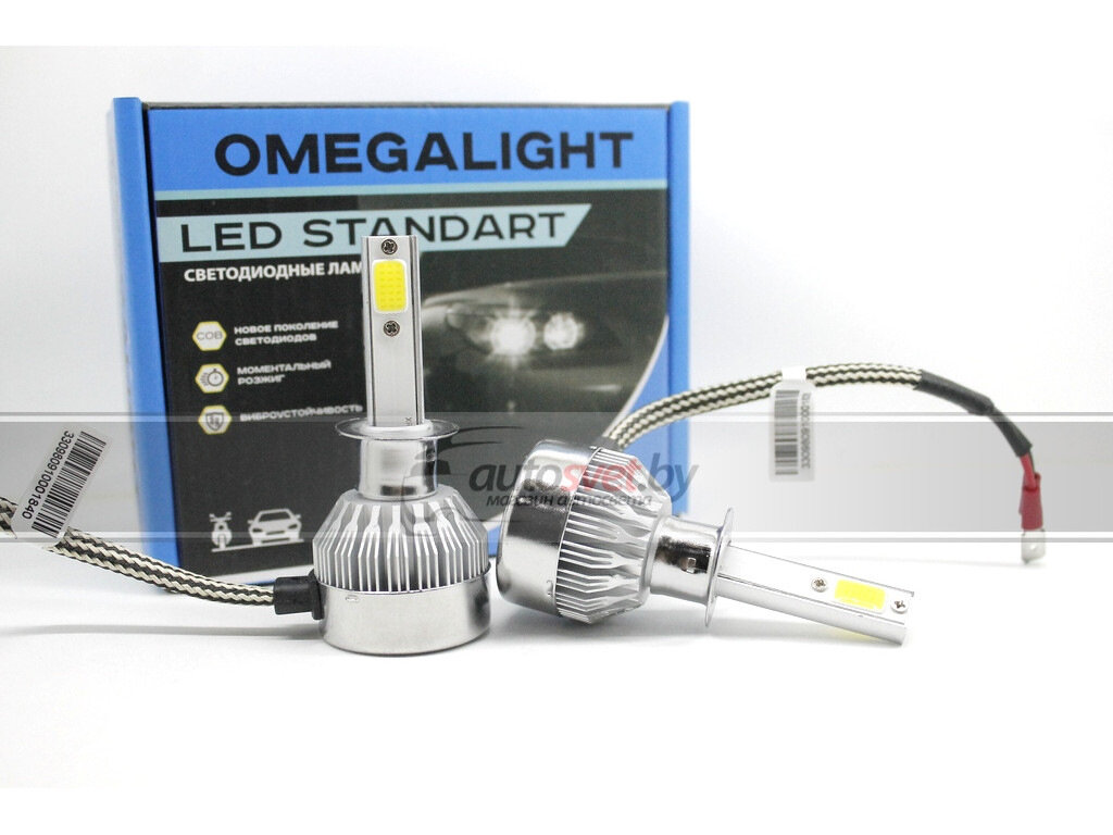 Светодиод LED Standart 3000K H3 2400lm (1шт) Omegalight OMEGALIGHT OLLED3KH3ST1 | цена за 1 шт
