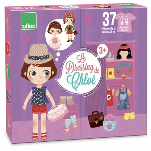 Набор Vilac (Вилак кукла Хлоя с набором одежды и аксессуаров) деревянные игрушки vilac набор пирожных 8124