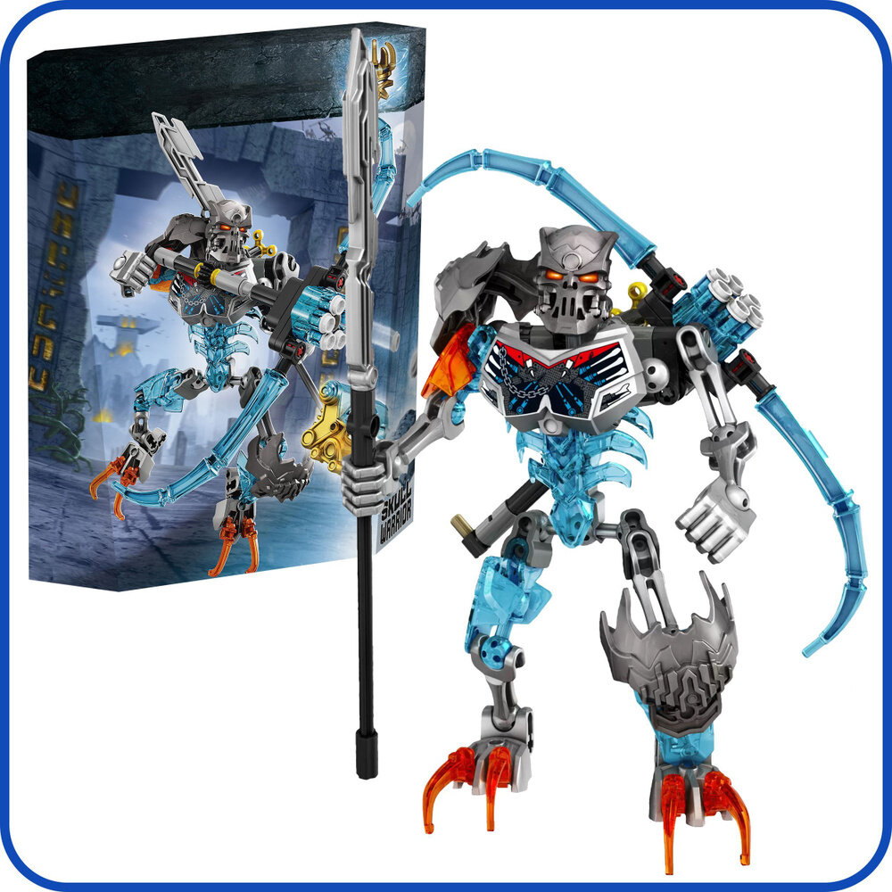 Конструктор Бионикл Bionicle "Леденящий Череп" 103 детали / детский для мальчиков / совместим с лего