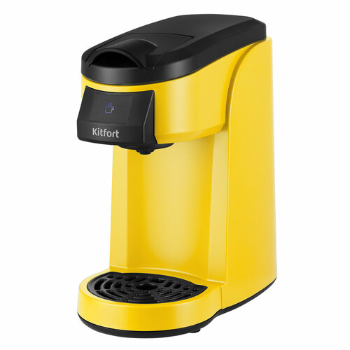 Кофеварка капсульная Kitfort КТ-7121-3 черно-желтый 340000₽