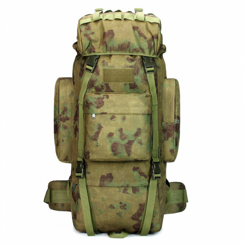 Рюкзак тактический Tacteam TT-009 военный армейский походный, мох, 65л рюкзак тактический tacteam tt 010 военный армейский походный мультикам 45 л
