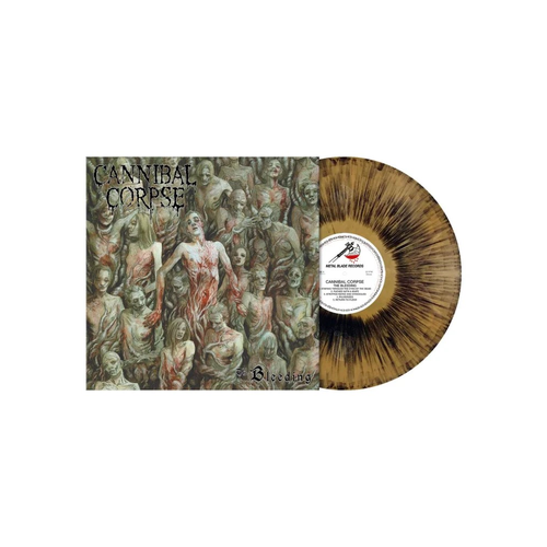 Cannibal Corpse - The Bleeding, 1xLP, GOLD BLACK SPLATTER LP