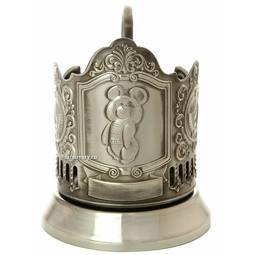 Никелированный Кольчугинский подстаканник 