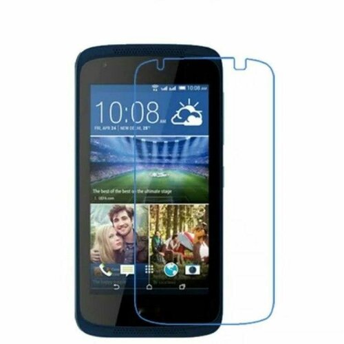 Защитная пленка MyPads для телефона HTC Desire 326G Dual Sim глянцевая чехол mypads puloka and classic для htc desire 326g dual sim
