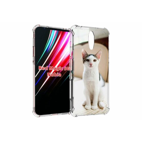 Чехол MyPads порода кошка эгейская для ZTE Nubia Red Magic 1 5G задняя-панель-накладка-бампер чехол mypads кошка иллюзионистка для zte nubia red magic 1 5g задняя панель накладка бампер