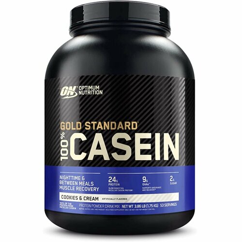 Казеиновый протеин OPTIMUM NUTRITION 100% Casein Gold Standard 1750 г, Печенье с Кремом